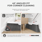 Ninja Home Anti-Microbial Foldable & Extendable Broom and Dustpan Set