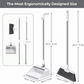 Ninja Home Anti-Microbial Foldable & Extendable Broom and Dustpan Set