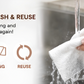 Hokage Mom by Ninja Made Bamboo Washable and Reusable Natural All Purpose Paper Towels